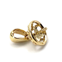 14K solid yellow gold bail, SKU# TP-008