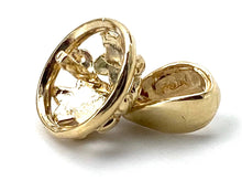 14K solid yellow gold bail, SKU# TP-008