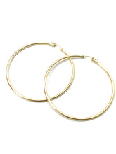 14KGF hoop earrings, SKU#090 C 7 GF