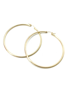 14KGF hoop earrings, SKU#090 C 7 GF