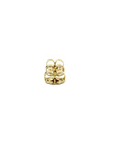 14K solid yellow gold earring backing, SKU# 11-27-20