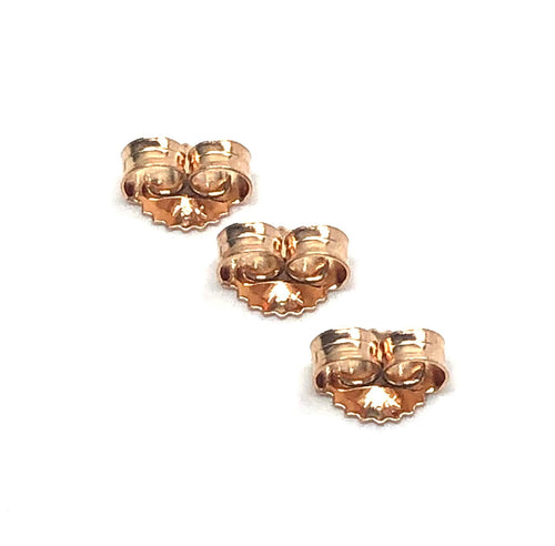 14K solid rose gold earring backing, SKU# 15-27-1809