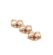 14K solid rose gold earring backing, SKU# 15-27-1809