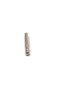 14K solid white gold earring post, SKU# 12-28-509