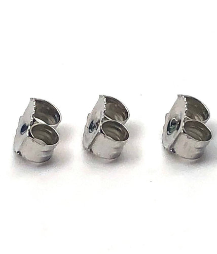14K solid white gold ear backing, SKU# 12-27-1805