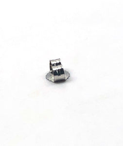 14K solid white gold ear backing, SKU# 12-27-1805