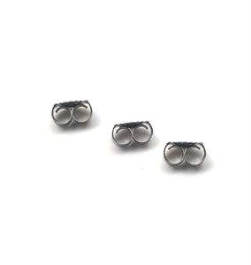 14K solid white gold ear backing, SKU# 12-27-1805