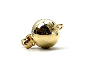 14K solid yellow bail w/ 0.05 carat diamonds, SKU# A375-L4