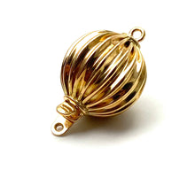 14K solid yellow gold & white gold bail, SKU# YG/47