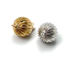 14K solid yellow gold & white gold bail, SKU# YG/47