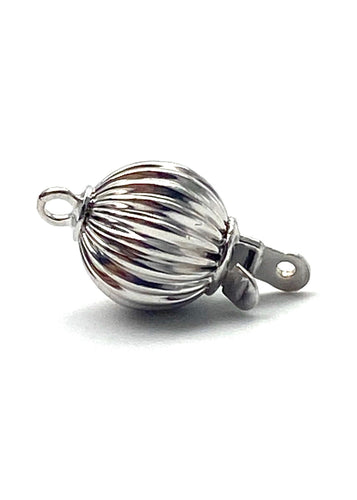 14K solid white gold bail, SKU# A008