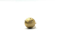 14K 10.16 mm solid yellow gold clasp w/ 0.07 diamonds, SKU# A387M
