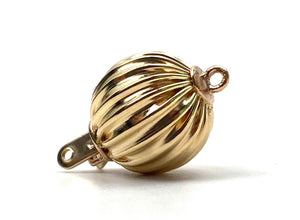 14K 10.92 mm solid yellow gold clasp, SKU# A011 C