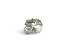 Solid White Gold Earring Back, Sku#12-27-510