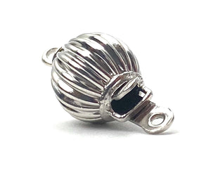14K solid gold white gold clasp, SKU# A007-C-W