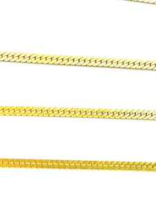 14KGF Herringbone Chain 16” 18” 20” , Sku#HB-3