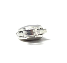 14K solid white gold lobster claw clasp, SKU# 12-17-409