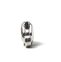 14K solid white gold lobster claw clasp, SKU# 12-17-409