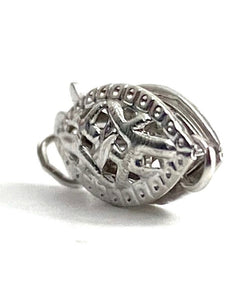 14K solid white gold clasp, SKU# 12-17-830