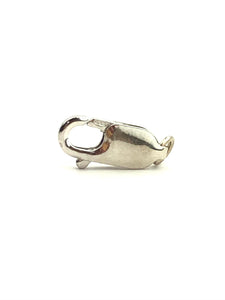 14K white gold lobster claw clasp Sku#WG/503