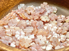 Mother Of Pearls Pink Flower Beads, Sku#M15