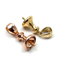 14K solid yellow gold and rose gold, SKU# TP-027