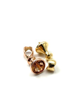 14K solid yellow gold and rose gold, SKU# TP-027