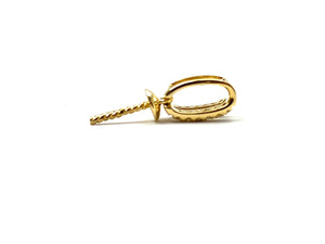 14K solid yellow gold bail , SKU# 20099-18K