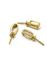 14K solid yellow gold bail , SKU# 20099-18K