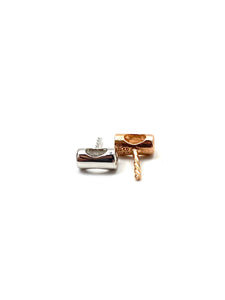 14K solid yellow gold, white gold, yellow gold bail, SKU# TP-213