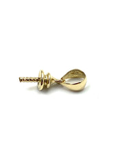 14K solid white gold, yellow gold, rose gold bail , SKU# Z563