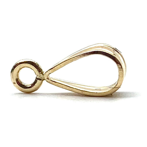 14K solid yellow gold pendant loop, SKU# 11-55-12