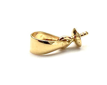 14K solid yellow gold bail , SKU# 335-14Y-3