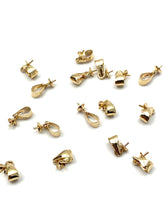 14K solid yellow gold bail , SKU# 335-14Y-3