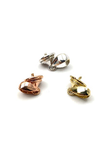 14K solid yellow gold, white gold and rose gold bail, SKU#TP-009