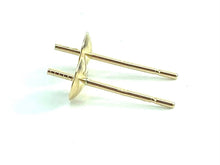 14K Solid Gold Post With A 5mm Cup, Sku#275-14Y-5