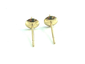 14K Solid Gold Post With A 5mm Cup, Sku#275-14Y-5