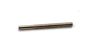 14K solid white gold ear post 11 threaded, SKU# 12-28-9C
