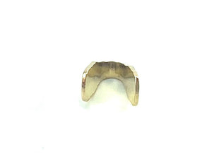 14K Solid Gold 2.5mm End Cap, Sku#YG961