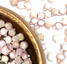 Mother Of Pearls Pink Cat Beads, Sku#M19