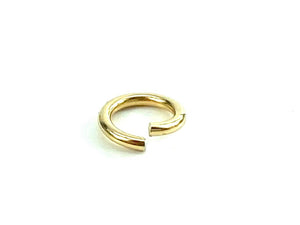 14K Solid Gold 5mm Jump Ring, Sku#1-41-2005