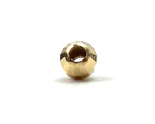 14K solid yellow gold bead, SKU #1004930D