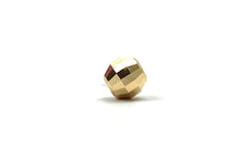 14K solid yellow gold bead, SKU #1004930D