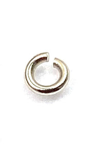 14K solid white gold jump ring, SKU# 12-41-1