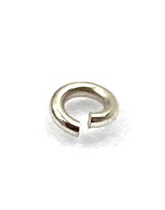 14K solid white gold jump ring, SKU# 12-41-1