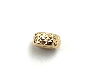 14K solid yellow gold grommet, SKU# 100450P