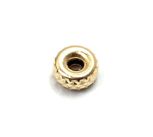 14K solid yellow gold grommet, SKU# 100450P