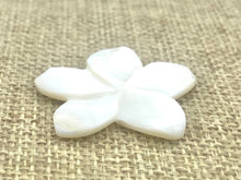 Mother Of Pearls Plumeria Beads, Sku#M65