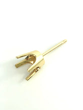 14K Yellow Gold Earpost 4 Prong Sku#11-26-1861