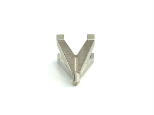 14K White Gold SQ Center W/Peg V-End Sku#150CT SO38P